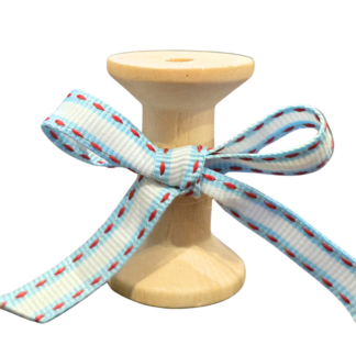 No 162 - Inca Blue, Red & White 10mm