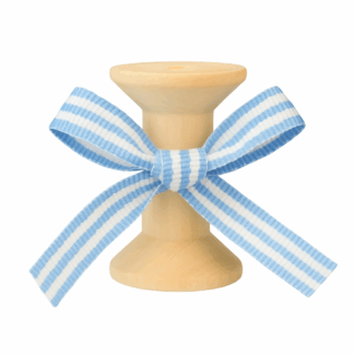 No 002 - Sky Blue & White Stripe 10mm
