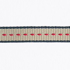 No 004 - Navy, Stone, Red Stitch 10mm - Image 2