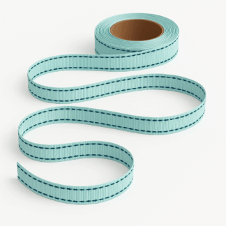 No 071 - Aqua/Navy Stitch 10mm