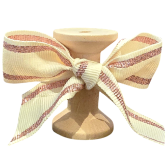 No 244 - 25mm Ivory & Rose Gold