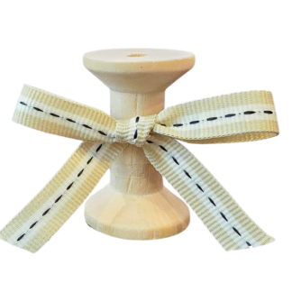 No 049 - Cream, Light Cream & Charcoal Stitch 10mm