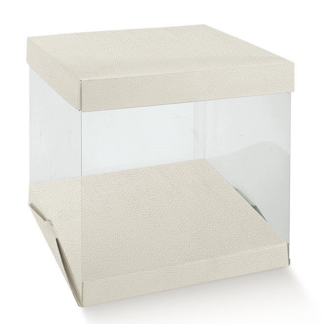 Extra Large Wedding Cake & Gift Box – 500 x 500 x 540mm – Embossed Pearl Finish