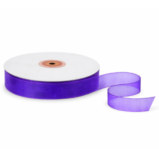 Purple Organza Ribbon 18mm x 100m