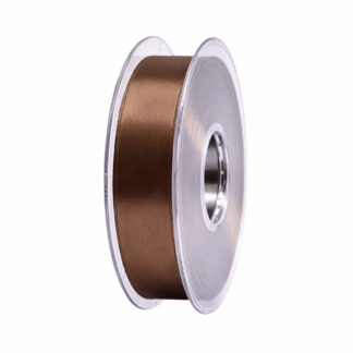 DFS 20m Cocoa Brown (25mm) Satin Ribbon