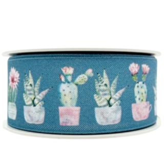 Ribbon - Cactus Blue 38mm x 15m
