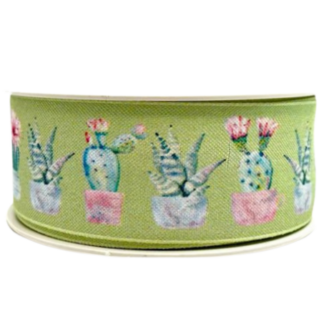 Ribbon - Cactus Green 38mm x 15m