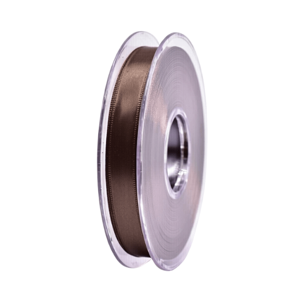 DFS 20m Espresso Brown (10mm) Satin Ribbon