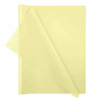 Yellow Wrapping Tissue (24 Sheet Pack)