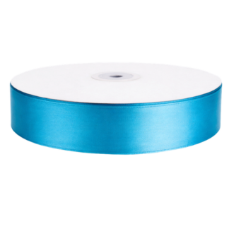 SFS 100m Deep Turquoise Satin Ribbon (30mm)