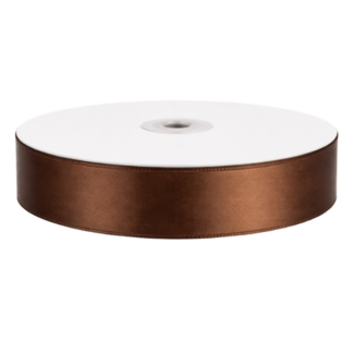 SFS 100m Chocolate/Coffee Bean Satin Ribbon (30mm)