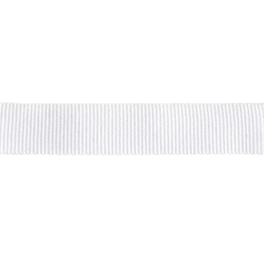 Petersham Ribbon - Solid White - 15mm x 20m roll - Image 3