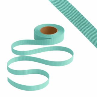 Petersham Ribbon - Solid Copper Green - 15mm x 20m roll