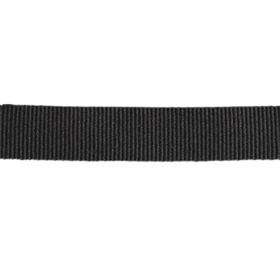 Petersham Ribbon - Solid Black - 15mm x 20m roll - Image 3