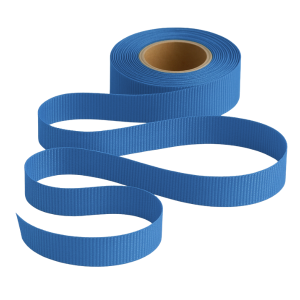 Petersham Ribbon - Solid Pastel Blue - 20mm x 20m roll - Image 2