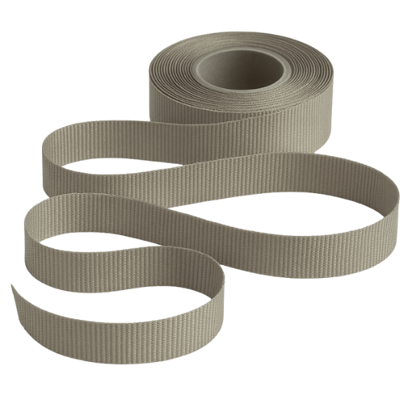 Petersham Ribbon - Solid Stone - 20mm x 20m roll - Image 2