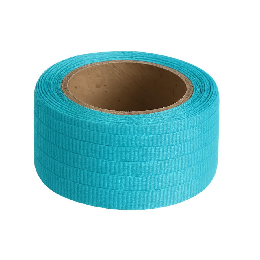 Petersham Ribbon - Solid Cyan - 4mm x 20m roll