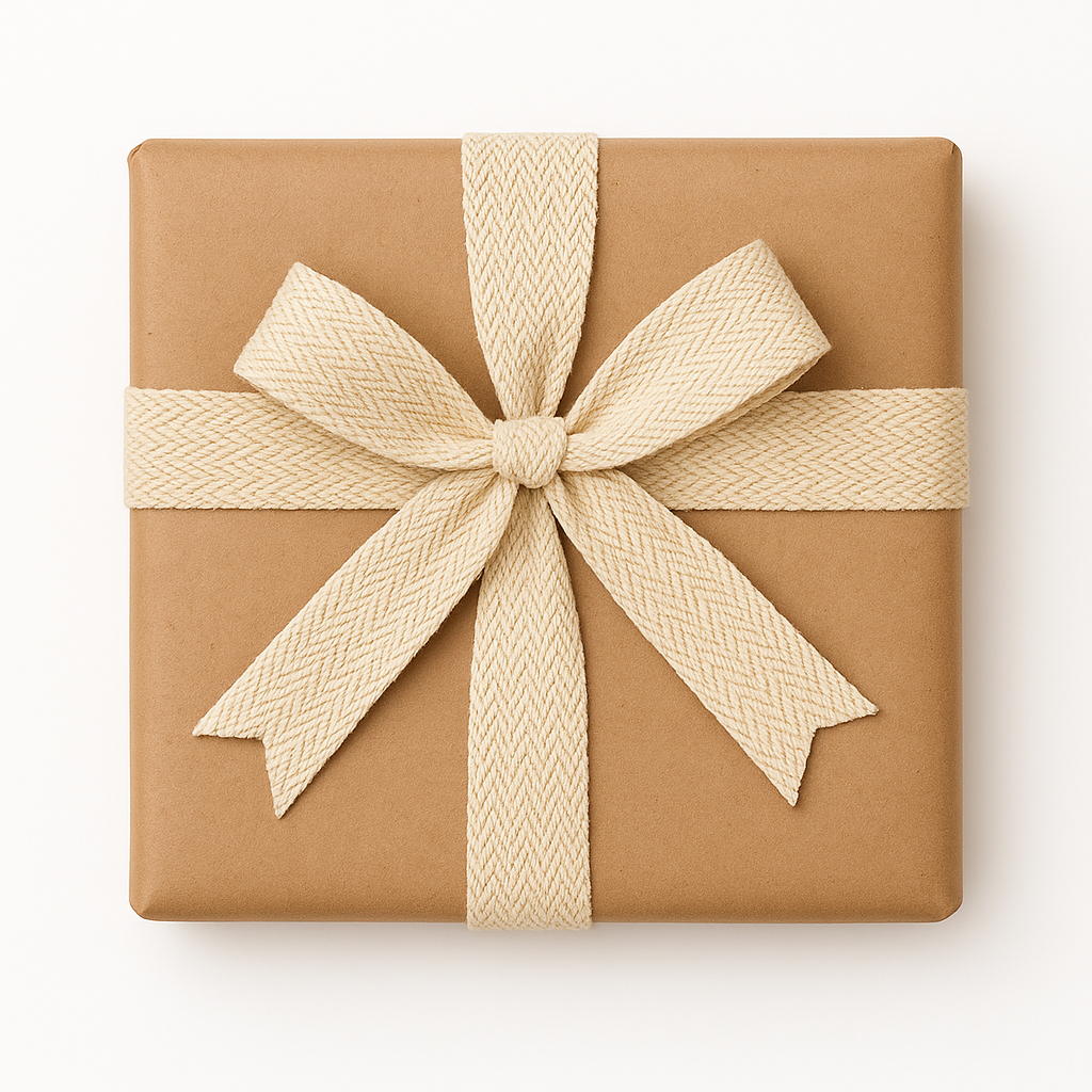 Brown kraft giftwrap (100m x 50cm) - Image 2