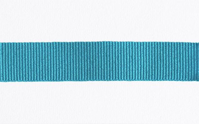 Petersham Ribbon - Solid Cyan - 25mm x 20m roll - Image 3
