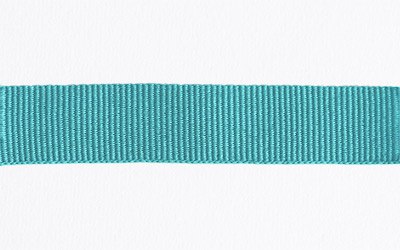 Petersham Ribbon - Solid Budgie Blue - 25mm x 20m roll - Image 3