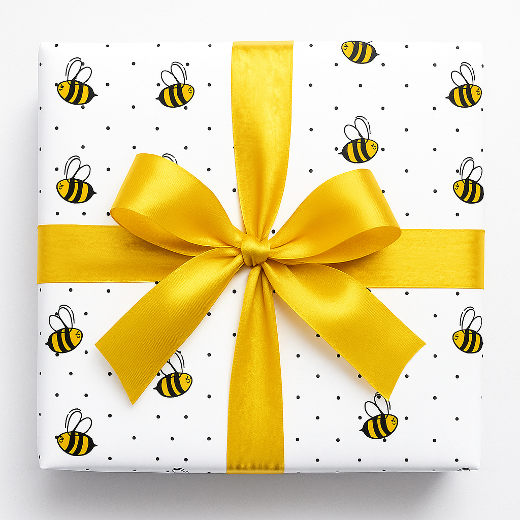 Bee's Giftwrap (50m x 50cm) - Image 2