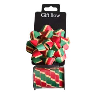 Giftset - Paper Ribbon Cards (Candy Cane on Kraft)