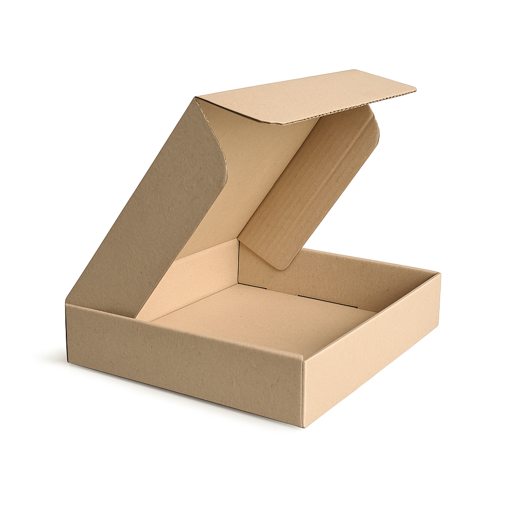 Shipper Box CC Brown Kraft – 220 × 180 × 40 mm (Pack of 10)