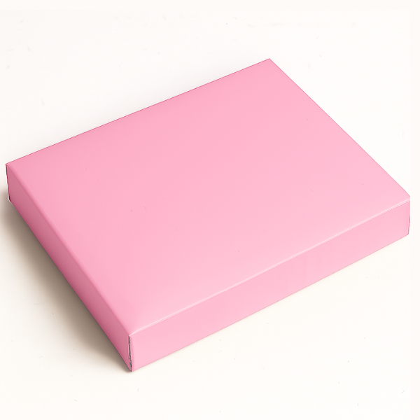 Base & Lid - Shirt Box - Pink Kraft - 340 x 250 x 40mm (10 Boxes)