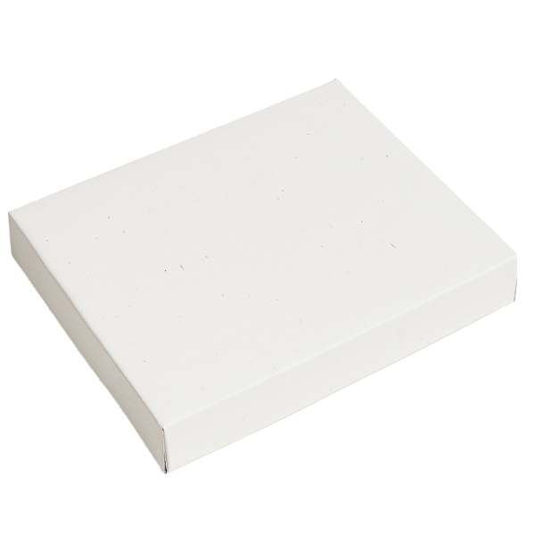 Base & Lid - Shirt Box - White Kraft - 340 x 250 x 40mm (10 Boxes)