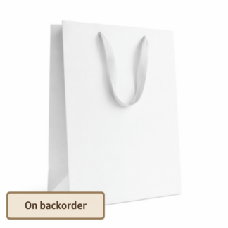 White A4 320 x 250 x 130mm with Ribbon handles