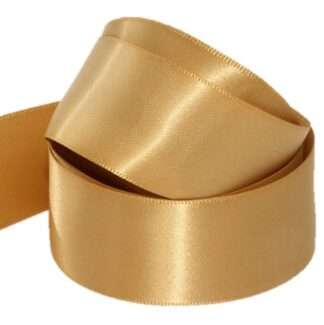 DFS 20m Sand Dune/Antique Gold (25mm) Satin Ribbon