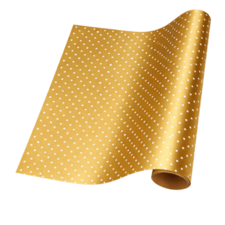 Spot - Gold with White (5m x 50cm)