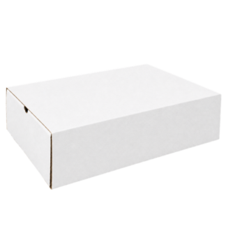 Matchbox -  White Kraft (L) 350 x 240 x 90mm PACK OF 10
