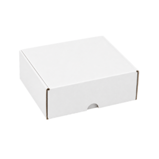 Shipper Box XS White Kraft – 160 × 140 × 50 mm (Pack of 10)