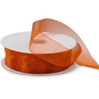 RIBBON - ORGANZA 38 MM RUST